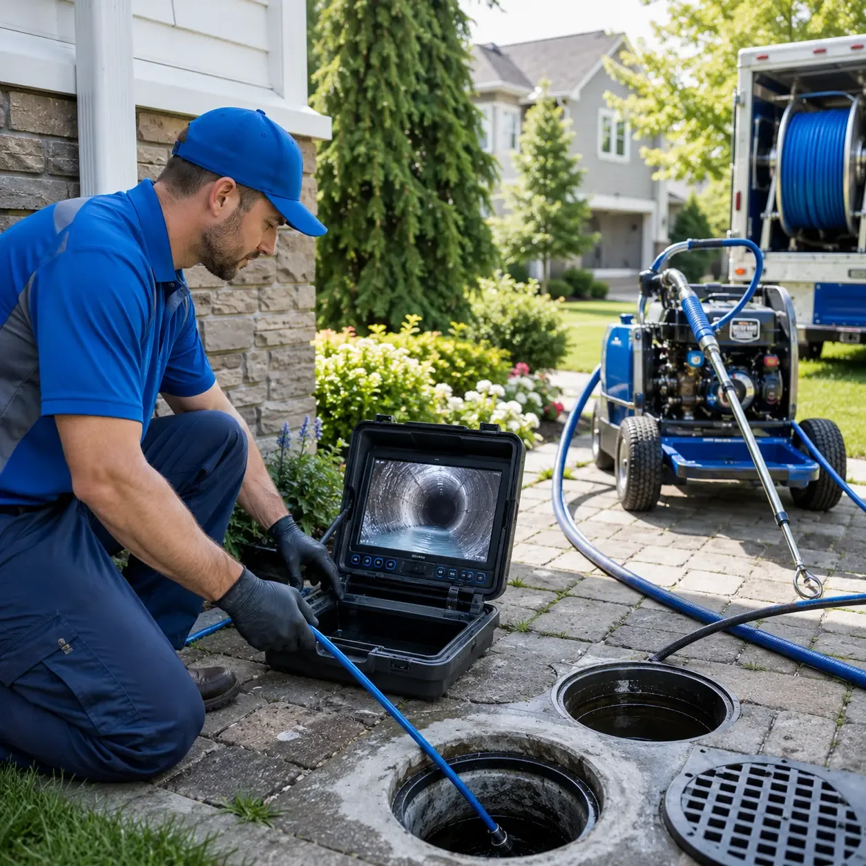 Outdoor drain cleaning professionals serving Arlington, IA